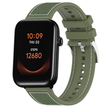 xDfind Hybrid Nylon Braid Silicone Watch Band, 20mm For Ticwatch GTH / E3 / E / 2, 22mm For Ticwatch Pro X / Pro 3 / Pro