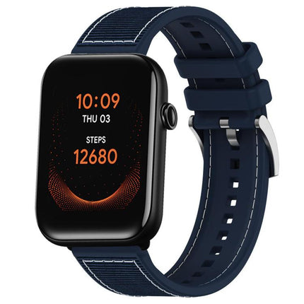 xDfind Hybrid Nylon Braid Silicone Watch Band, 20mm For Ticwatch GTH / E3 / E / 2, 22mm For Ticwatch Pro X / Pro 3 / Pro