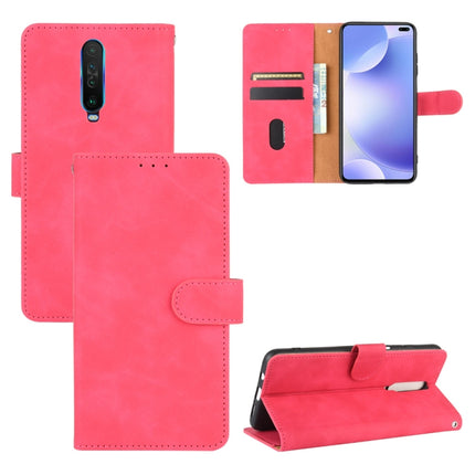 Solid Color Skin Feel Magnetic Buckle Horizontal Flip Calf Texture PU Leather Case with Holder & Card Slots & Wallet, For Xiaomi Poco X3 NFC, For Xiaomi Redmi K30 Ultra