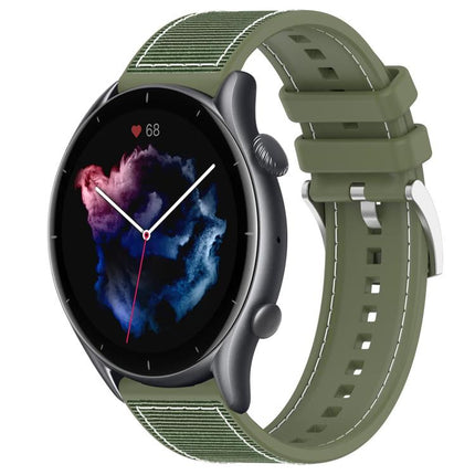 xDfind Hybrid Nylon Braid Silicone Watch Band, 22mm For Amazfit GTR 4 / GTR 3 / GTR 3 Pro, 20mm For Amazfit GTS4 Mini / GTS 3 / GTS 2