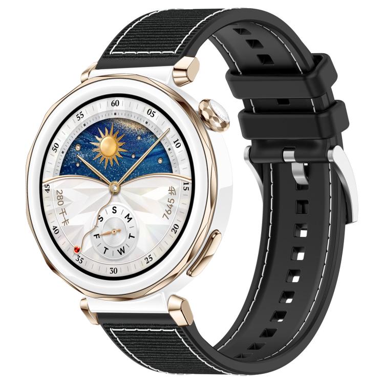 xDfind Hybrid Nylon Braid Silicone Watch Band