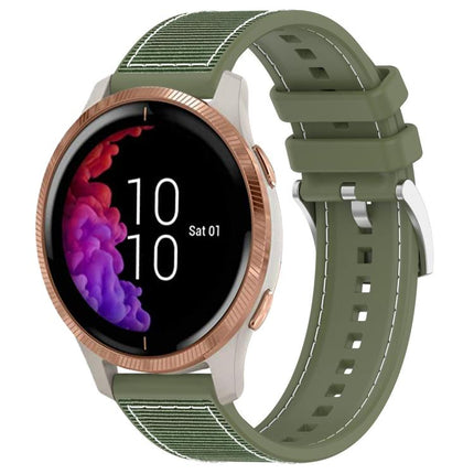 xDfind Hybrid Nylon Braid Silicone Watch Band, 20mm For Garmin?Venu / Venu 2 / SQ / SQ2