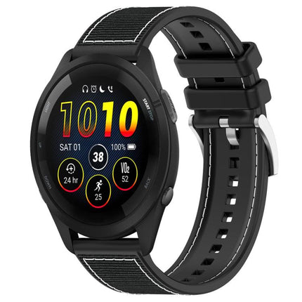 xDfind Hybrid Nylon Braid Silicone Watch Band, 22mm For Garmin Forerunner 570 47mm/935/945, 20mm For Garmin Forerunner 570 42mm/245/645, 20mm For Garmin?Vivomove?Sport/Vivoactive5/3, 22mm For Garmin Venu 3 / Vivoactive 4