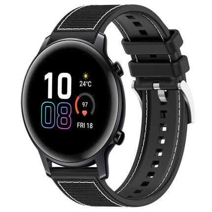 xDfind Hybrid Nylon Braid Silicone Watch Band, 20mm For Honor Watch SE / MagicWatch 2 42mm