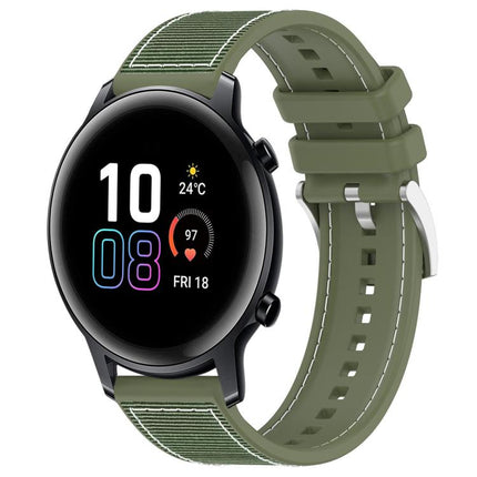 xDfind Hybrid Nylon Braid Silicone Watch Band, 20mm For Honor Watch SE / MagicWatch 2 42mm