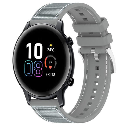 xDfind Hybrid Nylon Braid Silicone Watch Band, 20mm For Honor Watch SE / MagicWatch 2 42mm