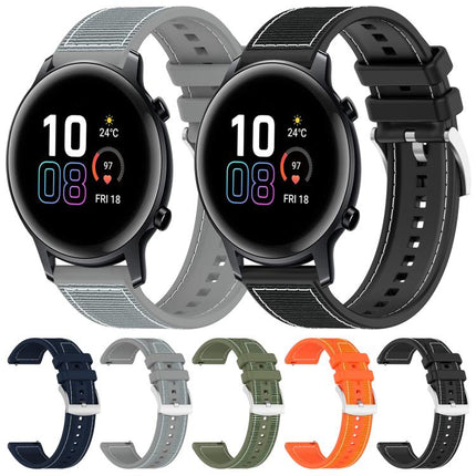 xDfind Hybrid Nylon Braid Silicone Watch Band, 20mm For Honor Watch SE / MagicWatch 2 42mm