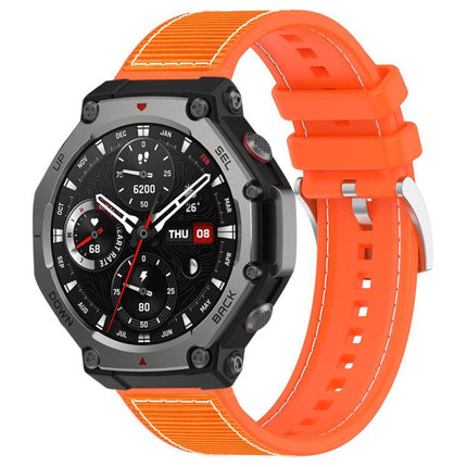 xDfind Hybrid Nylon Braid Silicone Watch Band, For Amazfit T-Rex 3 22mm