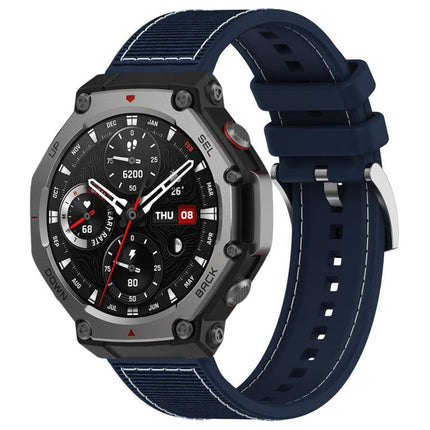 xDfind Hybrid Nylon Braid Silicone Watch Band, For Amazfit T-Rex 3 22mm