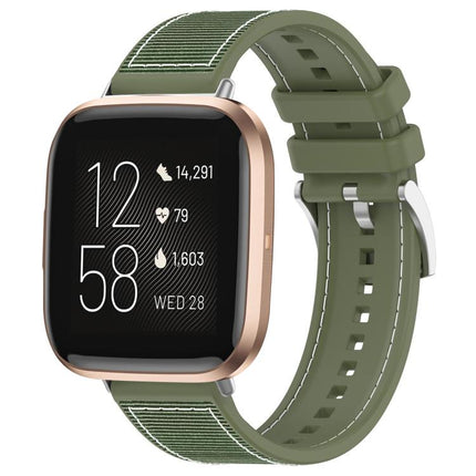 xDfind Hybrid Nylon Braid Silicone Watch Band, For Fitbit Versa 4/Versa3/Sense2/Sense 20mm, For Fitbit Versa 2/Versa/Versa Lite 22mm