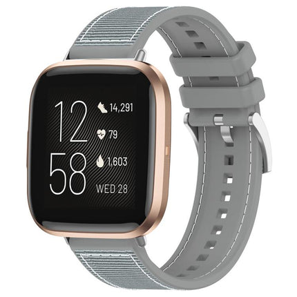 xDfind Hybrid Nylon Braid Silicone Watch Band, For Fitbit Versa 4/Versa3/Sense2/Sense 20mm, For Fitbit Versa 2/Versa/Versa Lite 22mm