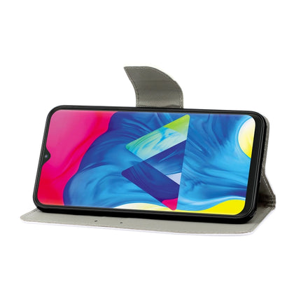 Coloured Drawing Pattern Horizontal Flip PU Leather Case with Holder & Card Slots & Wallet & Lanyard, For Samsung Galaxy A20e
