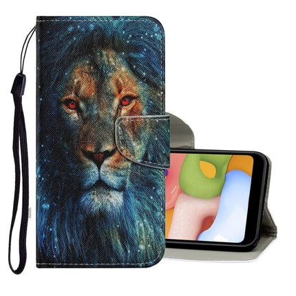 Coloured Drawing Pattern Horizontal Flip PU Leather Case with Holder & Card Slots & Wallet & Lanyard, For Samsung Galaxy A20e