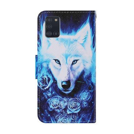 Coloured Drawing Pattern Horizontal Flip PU Leather Case with Holder & Card Slots & Wallet & Lanyard, For Samsung Galaxy A31