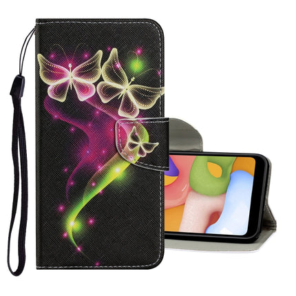 Coloured Drawing Pattern Horizontal Flip PU Leather Case with Holder & Card Slots & Wallet & Lanyard, For Samsung Galaxy A40