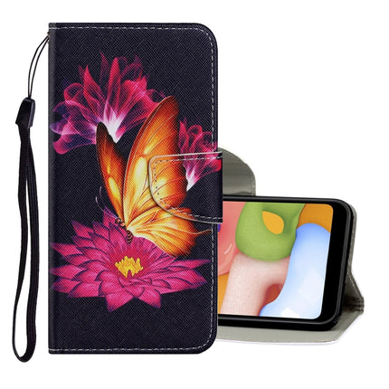 Coloured Drawing Pattern Horizontal Flip PU Leather Case with Holder & Card Slots & Wallet & Lanyard, For Samsung Galaxy A41