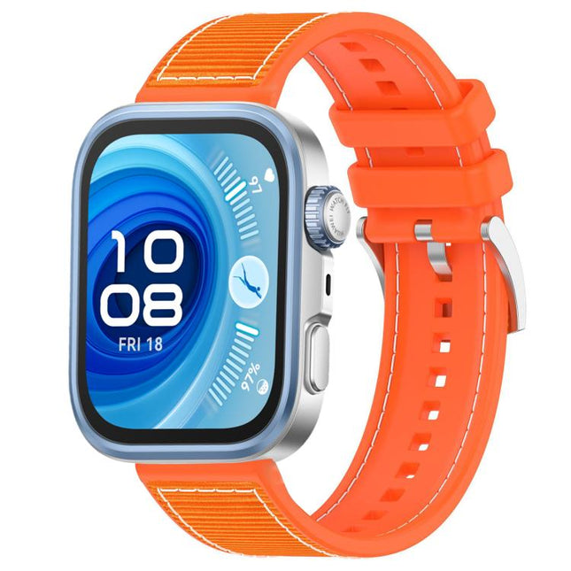 xDfind Hybrid Nylon Braid Silicone Watch Band, For Huawei Watch Fit4 / Fit3 / Fit4 Pro 20mm, For Huawei Watch D2 22mm