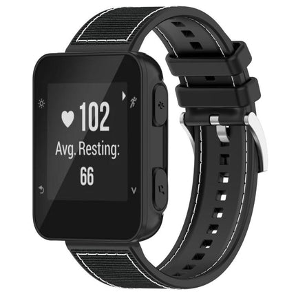 xDfind Hybrid Nylon Braid Silicone Watch Band, For Garmin Fenix 8/7X/6X/5X 26mm, For Garmin Fenix 8/7/6/5 22mm, For Garmin Forerunner 220/235/735/735XT 20mm, For Garmin Forerunner 35/30/35J 20mm