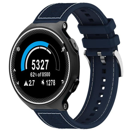 xDfind Hybrid Nylon Braid Silicone Watch Band, For Garmin Fenix 8/7X/6X/5X 26mm, For Garmin Fenix 8/7/6/5 22mm, For Garmin Forerunner 220/235/735/735XT 20mm, For Garmin Forerunner 35/30/35J 20mm