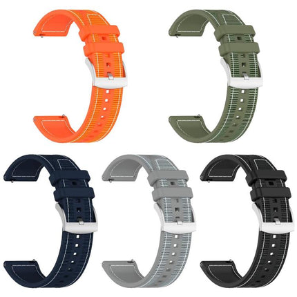 xDfind Hybrid Nylon Braid Silicone Watch Band, For Apple Watch 42 / 44 / 45 / 46 / 49mm 22mm, For Apple Watch 38 / 40 / 41 / S10 42mm 20mm