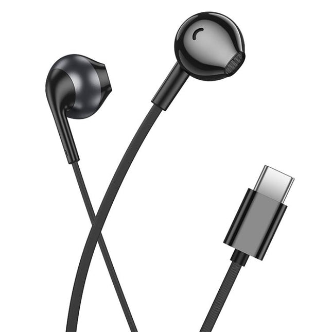 hoco M115 Type-C Sagacious Universal Earphones with Microphone, M115 Type-C