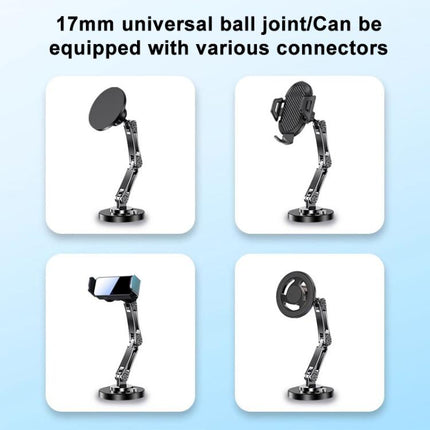 360 Degree Rotating Adhesive Magnetic 15W Wireless Fast Charger Car Holder, 3-folding, 2-folding