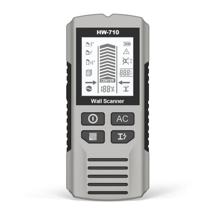 HW-710 5-in-1 Wall Scanner Metal Detector Stud Finder Measuring Instrument