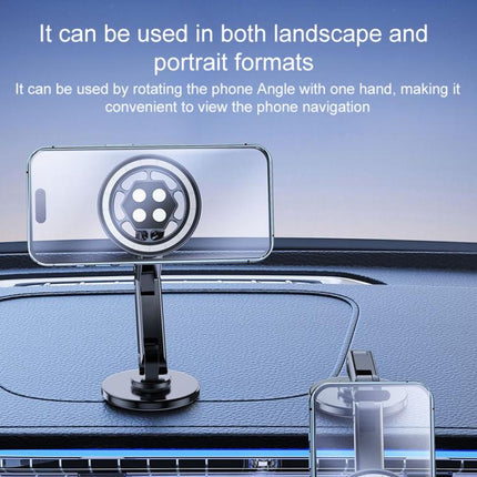 17mm Universal Ball MagSafe Magnetic Adapter Car Phone Holder Base, C4 Solid Color Black, C5 Hexagonal Black, C6 Round Black, C6 Round Silver