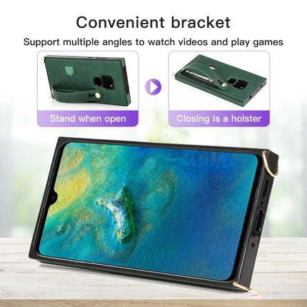 Wrist Strap PU+TPU Shockproof Protective Case with Crossbody Lanyard & Holder & Card Slot, For Huawei Mate 20, For Huawei Mate 20 Lite, For Huawei Mate 20 Pro, For Huawei Mate 30
