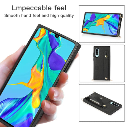 Wrist Strap PU+TPU Shockproof Protective Case with Crossbody Lanyard & Holder & Card Slot, For Huawei P30, For Huawei P30 Lite, For Huawei P30 Pro, For Huawei P40