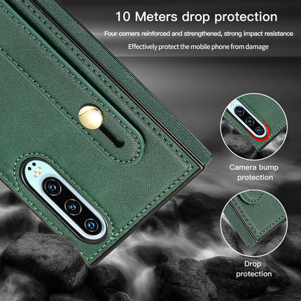 Wrist Strap PU+TPU Shockproof Protective Case with Crossbody Lanyard & Holder & Card Slot, For Huawei P30, For Huawei P30 Lite, For Huawei P30 Pro, For Huawei P40