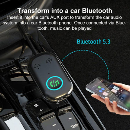 BR08T 2 in 1 Car Bluetooth AUX Receiver Transmitter Bluetooth Audio Adapter, BR08T
