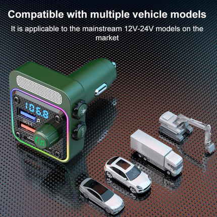 BC91 Car Bluetooth Hands-free Calling PD36W Fast Charging with Atmosphere Light, BC91