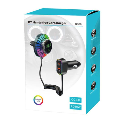 BC96 Car Bluetooth Hands-free Calling PD48W Fast Charging, BC96