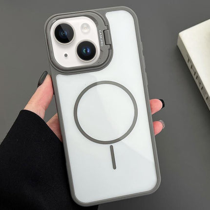 PC Lens Holder MagSafe Magnetic Phone Case, For iPhone 14 Plus, For iPhone 14, For iPhone 14 Pro, For iPhone 14 Pro Max