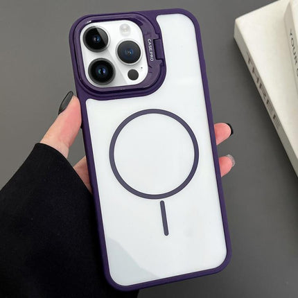 PC Lens Holder MagSafe Magnetic Phone Case, For iPhone 13 Pro Max, For iPhone 13 Pro, For iPhone 13, For iPhone 12