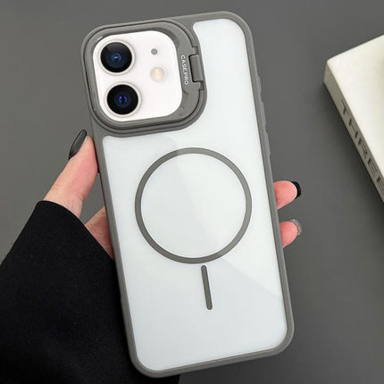 PC Lens Holder MagSafe Magnetic Phone Case, For iPhone 13 Pro Max, For iPhone 13 Pro, For iPhone 13, For iPhone 12