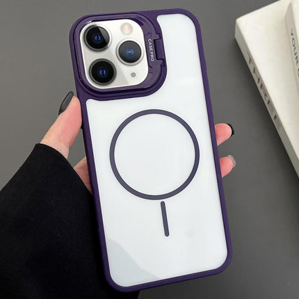PC Lens Holder MagSafe Magnetic Phone Case, For iPhone 12 Pro Max, For iPhone 12 Pro, For iPhone 11 Pro Max, For iPhone 11