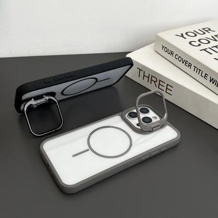 PC Lens Holder MagSafe Magnetic Phone Case, For iPhone 13 Pro Max, For iPhone 13 Pro, For iPhone 13, For iPhone 12