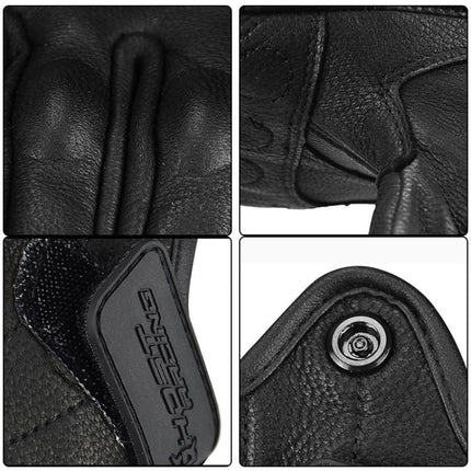GHOST RACING GR-ST07 Winter Velvet Warm Motorcycle Riding Gloves, M, XL, XXL