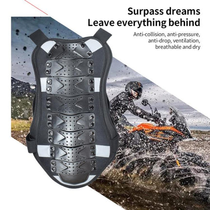 GHOST RACING GH-HJY08 Motorcycle Armor Vest Chest Protector Riding Hard Shell Clothes