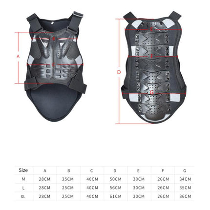 GHOST RACING GH-HJY08 Motorcycle Armor Vest Chest Protector Riding Hard Shell Clothes
