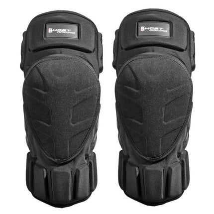 GHOST RACING GH-HX03 1 Pair Motorcycle Protective Gear Kevlar Racing Cold-proof Windproof Knee Pads