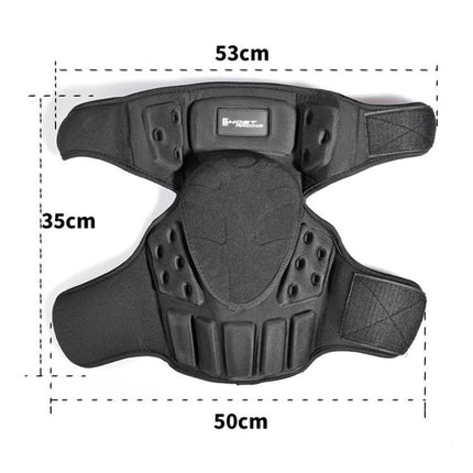 GHOST RACING GH-HX03 1 Pair Motorcycle Protective Gear Kevlar Racing Cold-proof Windproof Knee Pads