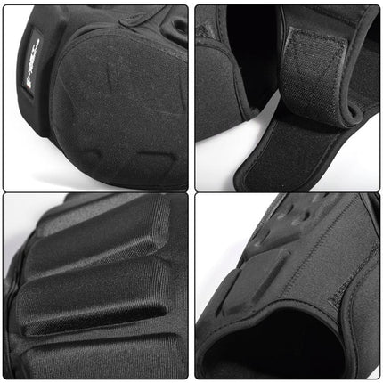 GHOST RACING GH-HX03 1 Pair Motorcycle Protective Gear Kevlar Racing Cold-proof Windproof Knee Pads