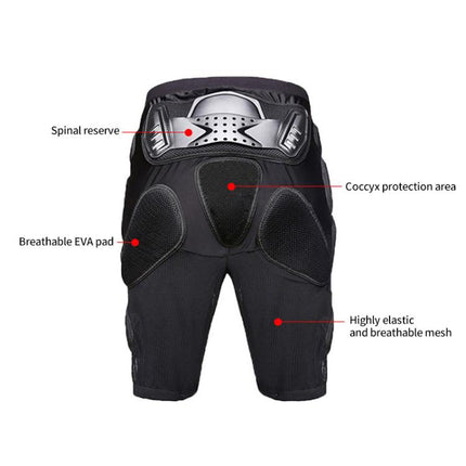 GHOST RACING K062 Off-road Motorcycle Armor Pants Racing Riding Anti-fall Hip Protector