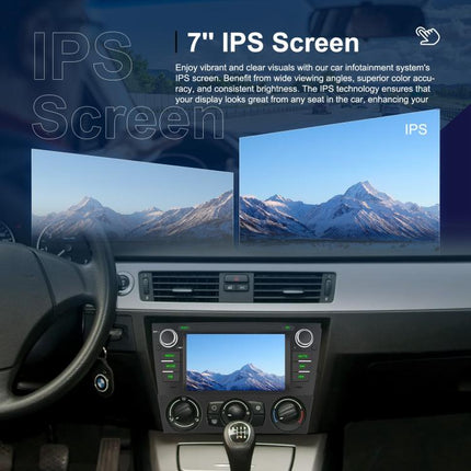 For BMW 3 Series E90 Android 15 7 inch Car CarPlay Car Navigation Reversing Image Integrated Machine, Standard, Standard+AHD+Microphone