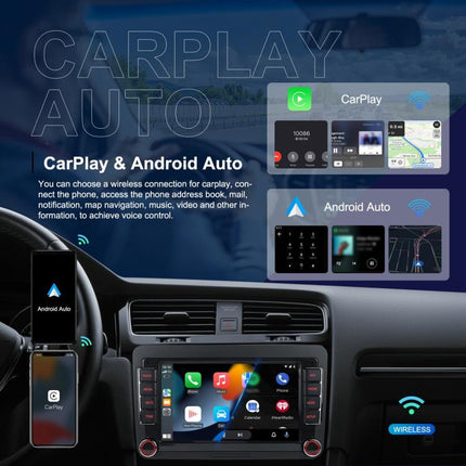 For Volkswagen Android 15 9 inch Screen Car Player Car Central Control Navigation, Standard, Standard+AHD+Microphone
