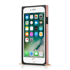 Wrist Strap PU+TPU Shockproof Protective Case with Crossbody Lanyard & Holder & Card Slot, For iPhone 6, For iPhone 7 / 8 / SE 2020, For iPhone 6 Plus, For iPhone 8 Plus / 7 Plus