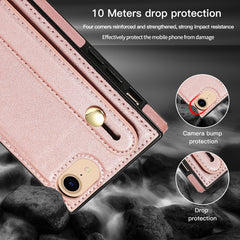 Wrist Strap PU+TPU Shockproof Protective Case with Crossbody Lanyard & Holder & Card Slot, For iPhone 6, For iPhone 7 / 8 / SE 2020, For iPhone 6 Plus, For iPhone 8 Plus / 7 Plus, For iPhone XS / X, For iPhone XR